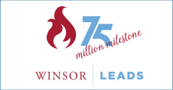 Winsor Leads $75M milestone