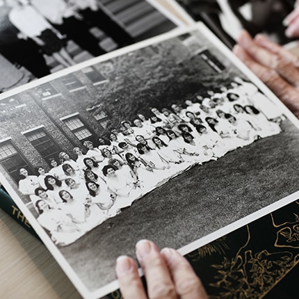 Class of 87 yearbook photo