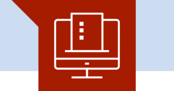 an icon of a form on a computer screen